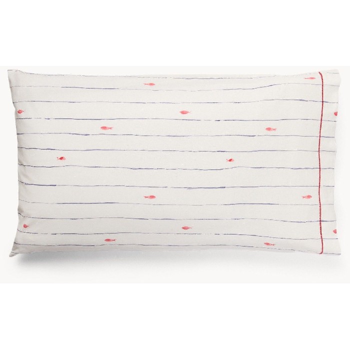 home-textiles/pillow-cases/coincasa-washed-cotton-pillowcase-with-striped-and-fish-pattern-6814507