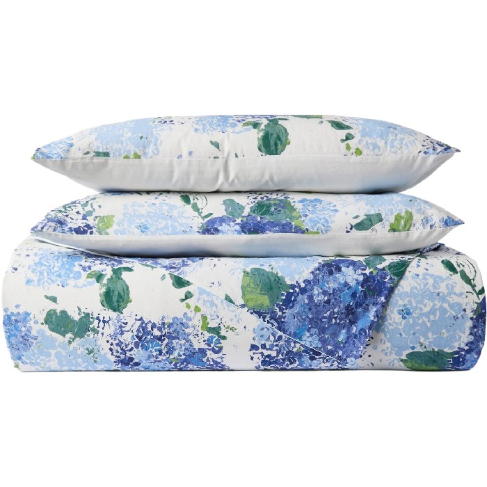 home-textiles/duvet-covers-sets/coincasa-hydrangea-print-washed-cotton-duvet-cover-set