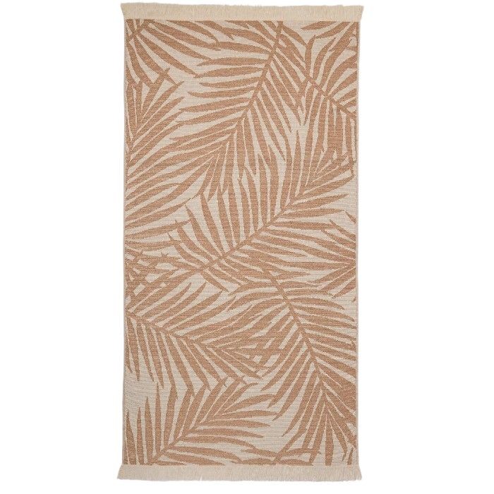 outdoor/beach-related/coincasa-hammam-beach-towel-jacquard-cotton-leaf-pattern-6815740