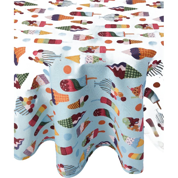 home-textiles/table-cloths-runners/coincasa-ice-cream-print-panama-cotton-tablecloth-6816525