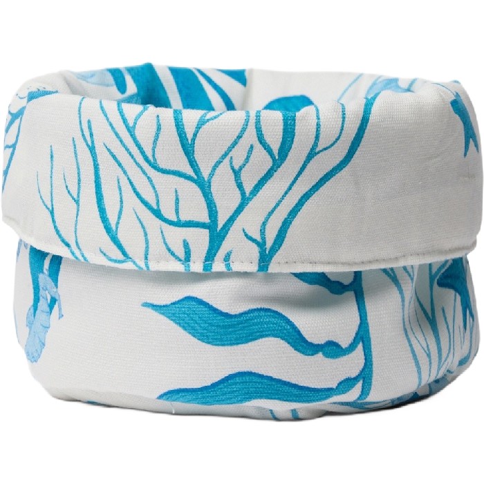 tableware/centrepieces-fruit-bowls/coincasa-panama-cotton-kitchen-basket-with-marine-print-6816665