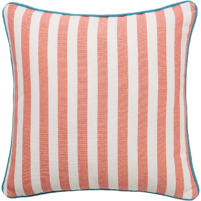 home-textiles/cushions-cushion-covers/coincasa-striped-cotton-cushion-with-contrast-overlock-45cm-x-45cm-red-6817076