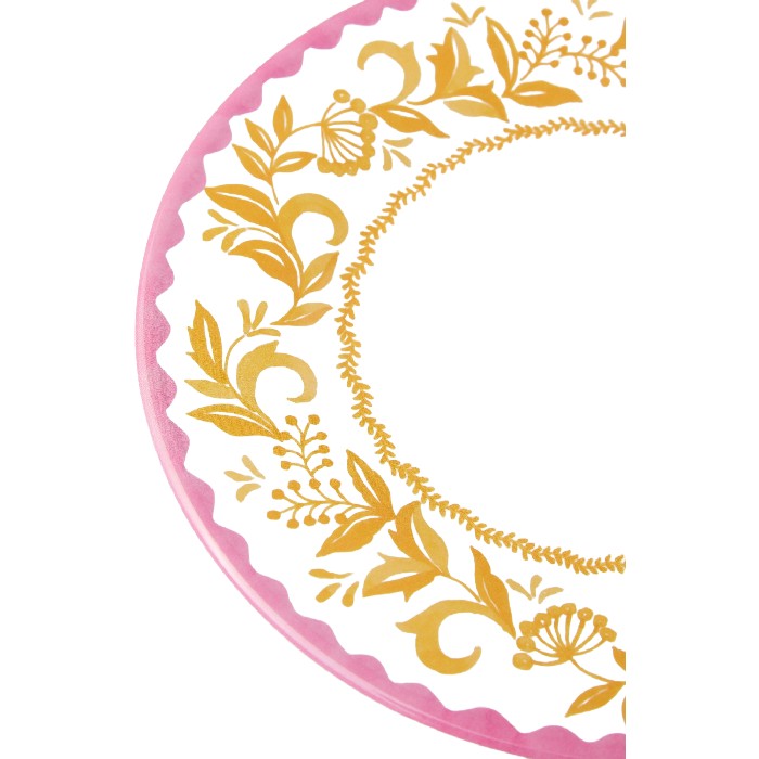 tableware/plates-bowls/coincasa-melamine-side-plate-with-flower-detail-6817446