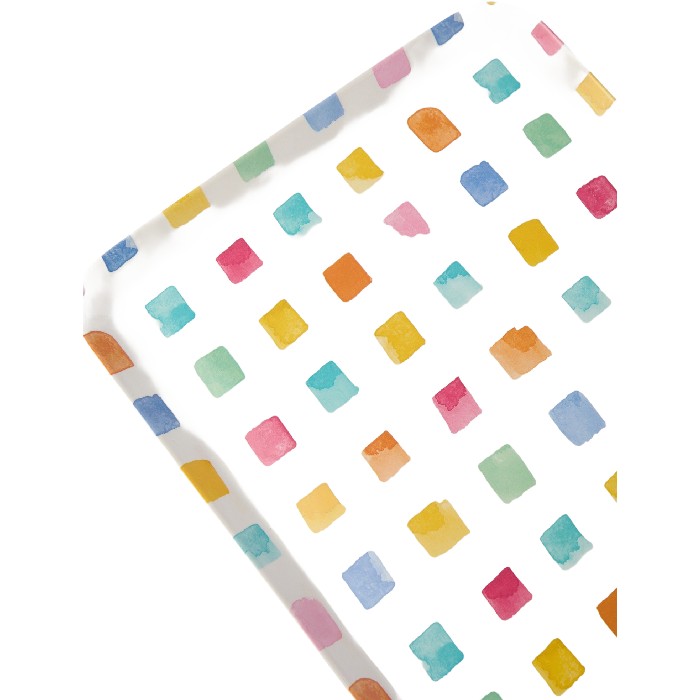 tableware/serveware/coincasa-striped-melamine-serving-tray-6817448