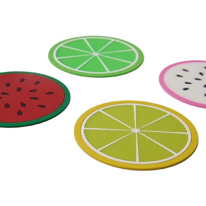 tableware/placemats-coasters-trivets/coincasa-fruit-shaped-silicone-coasters-set-of-4-6817543