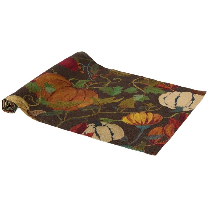 home-textiles/table-cloths-runners/coincasa-cotton-panama-table-runner-with-pumpkin-print-6819699