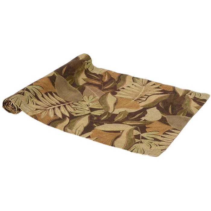 home-textiles/table-cloths-runners/coincasa-cotton-panama-table-runner-with-foliage-print-6819719