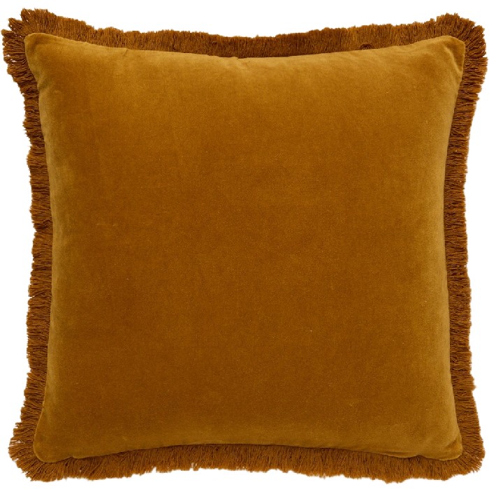 home-textiles/cushions-cushion-covers/coincasa-velvet-cushion-with-fringe-45cm-x-45cm-6820131
