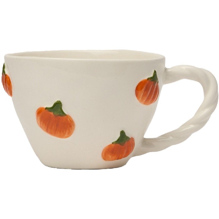 tableware/mugs-cups/coincasa-pumpkin-shaped-stoneware-breakfast-mug-6820859