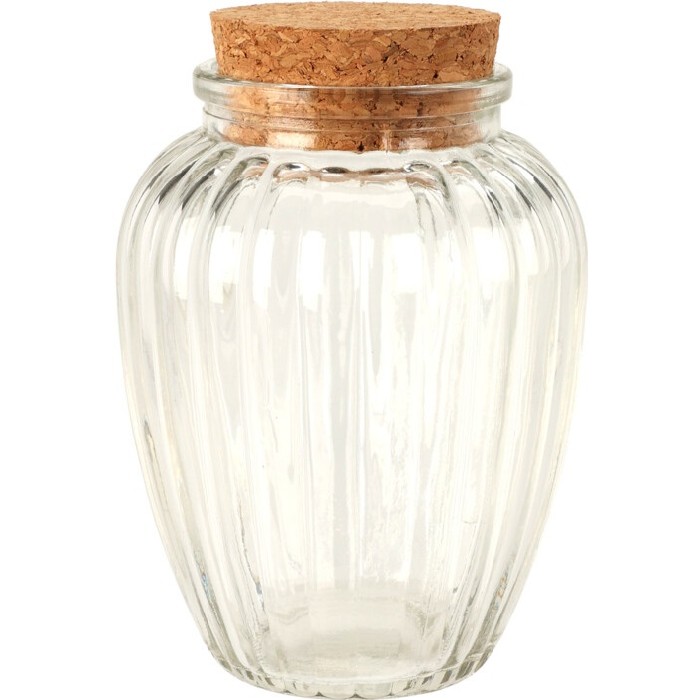 kitchenware/food-storage/excellent-houseware-storage-jar-280ml-glass-with-cork-lid