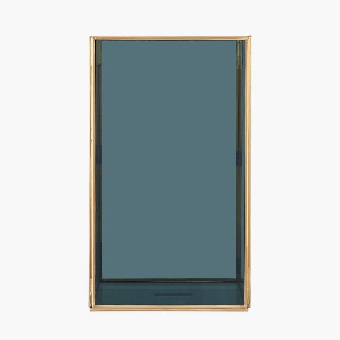 home-decor/candle-holders-lanterns/brass-metal-and-smoked-glass-panelled-square-hurricane-large