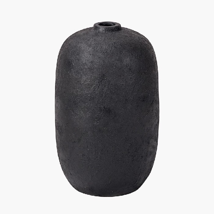home-decor/vases/pacific-black-fibrestone-decorative-vase-tall