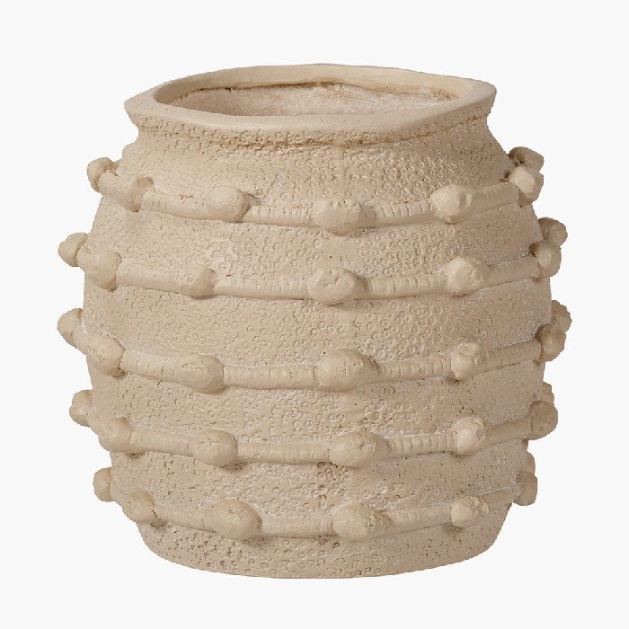 home-decor/indoor-pots-plant-stands/pacific-cream-bobble-fibrestone-decorative-planter