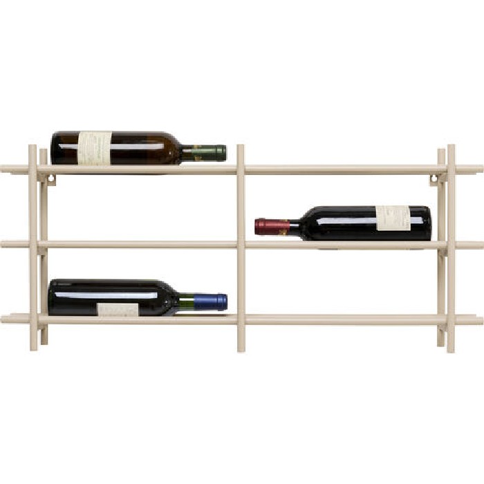 kitchenware/racks-holders-trollies/kare-wine-shelf-cape-town-greige-80cm-x-34cm-beige