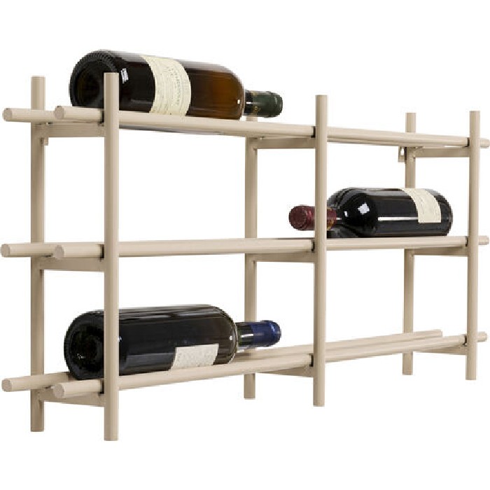 kitchenware/racks-holders-trollies/kare-wine-shelf-cape-town-greige-80cm-x-34cm-beige