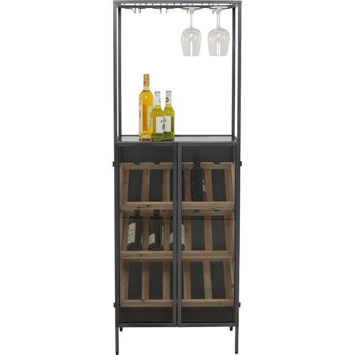 dining/bar-units/kare-wine-shelf-porto-bar-black-60cm-x-170cm