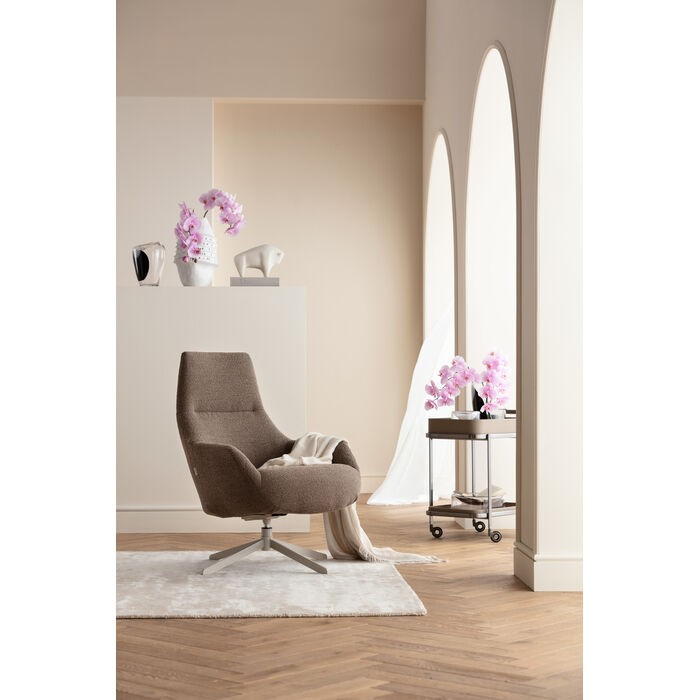 sofas/designer-armchairs/kare-swivel-armchair-mimi-mocca
