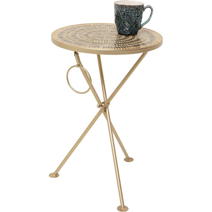 living/coffee-tables/kare-side-table-clack-mosaic-–-brown-diameter-35cm-–-70317