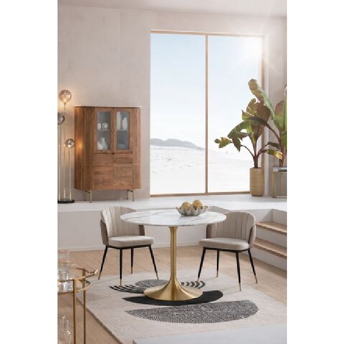 dining/dining-tables/kare-invitation-dining-table-set-white-ceramic-and-brass-diameter-120cm
