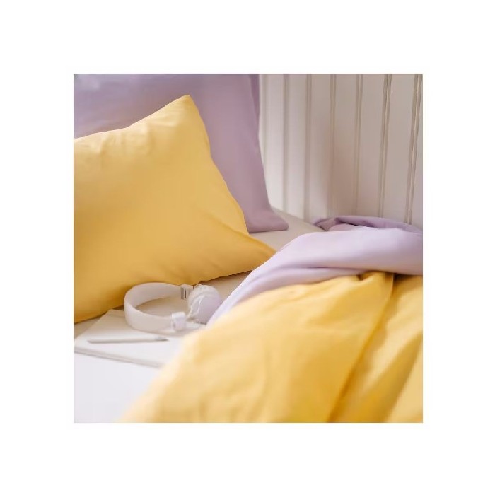 home-textiles/duvet-covers-sets/promo-ikea-nattsvarmare-bedding-set-2-pieces-yellow-140x20080x80cm
