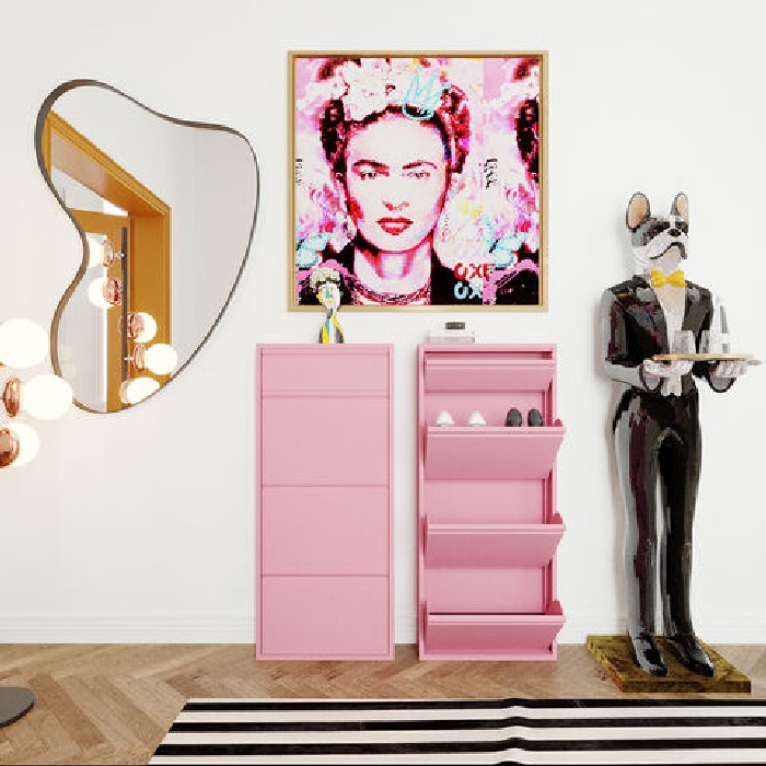 household-goods/shoe-racks-cabinets/kare-caruso-3-plus-1-shoe-cabinet-rosa