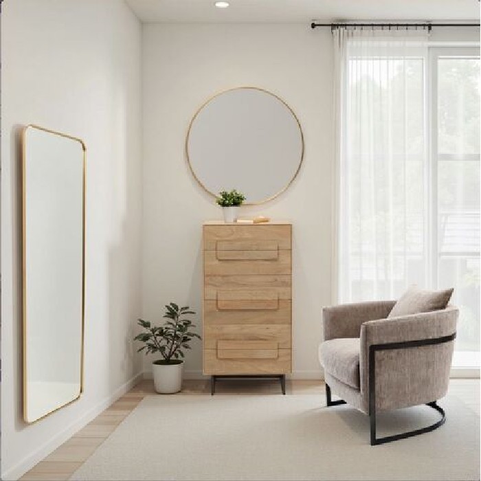 home-decor/mirrors/kare-simply-brass-wall-mirror-diameter-90cm
