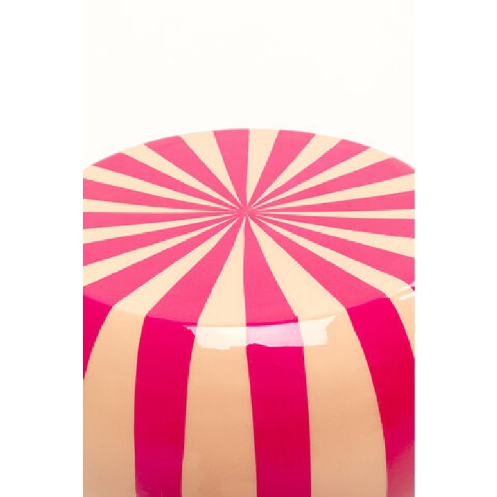 living/coffee-tables/kare-candy-stripes-side-table-pink-diameter-30cm