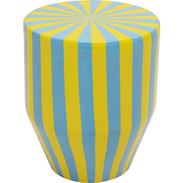 living/coffee-tables/kare-candy-stripes-side-table-blue-diameter-30cm