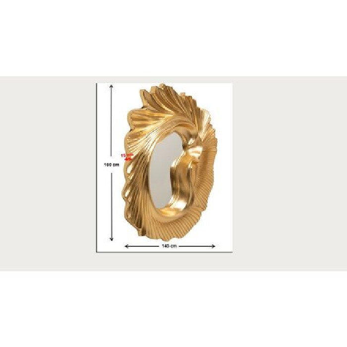 home-decor/mirrors/kare-orecchio-wall-mirror-gold-162cm-x-146cm