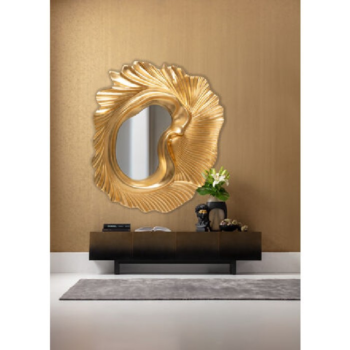 home-decor/mirrors/kare-orecchio-wall-mirror-gold-162cm-x-146cm