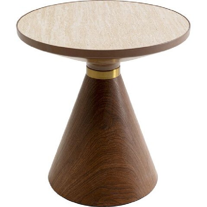 living/coffee-tables/kare-cono-coffee-table-walnut-and-travertine-diameter-50cm