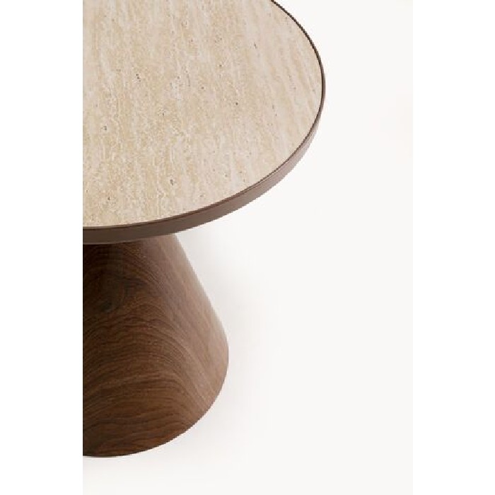 living/coffee-tables/kare-cono-coffee-table-walnut-and-travertine-diameter-50cm