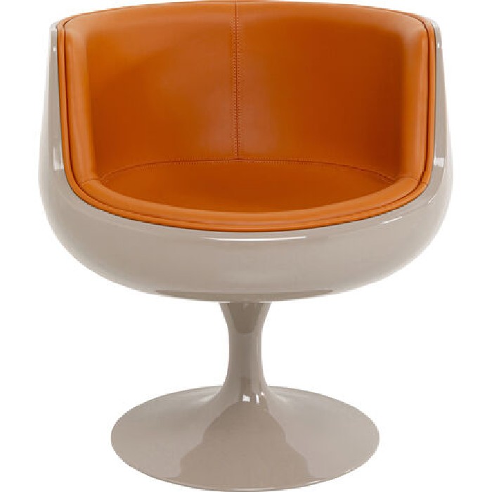 sofas/designer-armchairs/kare-club-swivel-armchair-orange