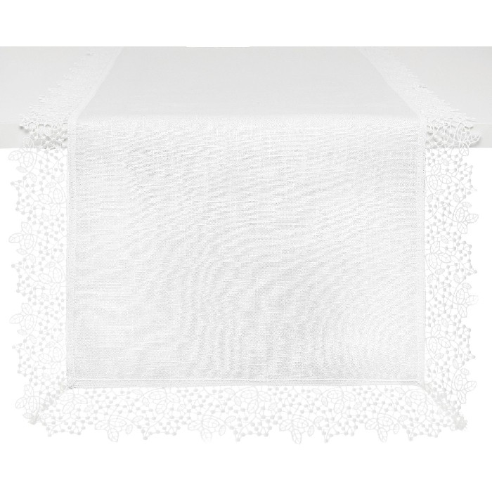 home-textiles/table-cloths-runners/coincasa-table-runner-in-cotton-with-lace-trim