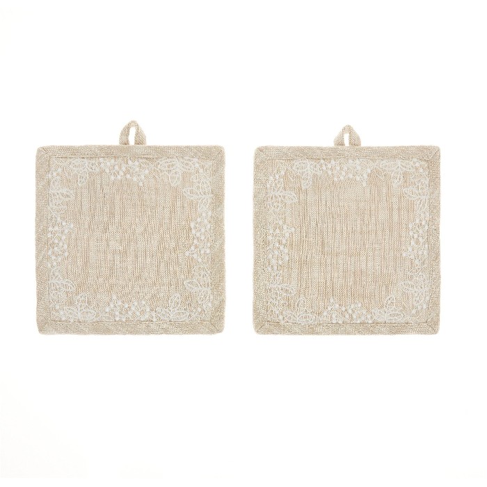 home-textiles/kitchen-textiles/coincasa-set-of-two-iridescent-cotton-pot-holders-with-embroidery