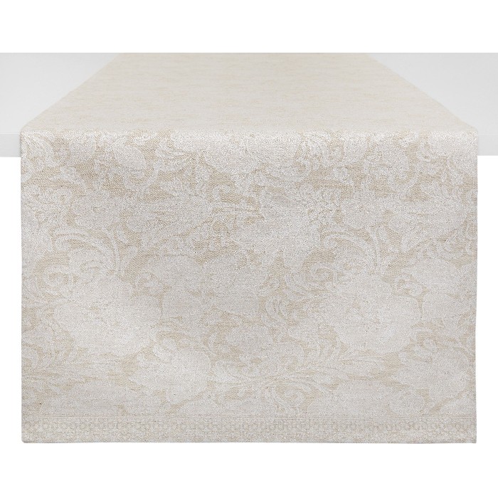 home-textiles/table-cloths-runners/coincasa-cotton-blend-table-runner-with-fortuny-motif