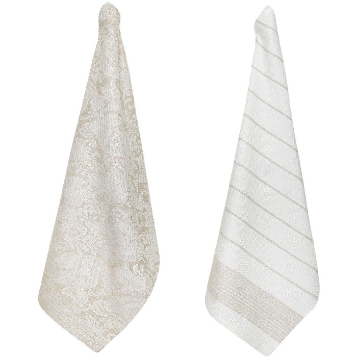 home-textiles/kitchen-textiles/coincasa-set-of-2-tea-towels-in-cotton-blend-with-fortuny-motif