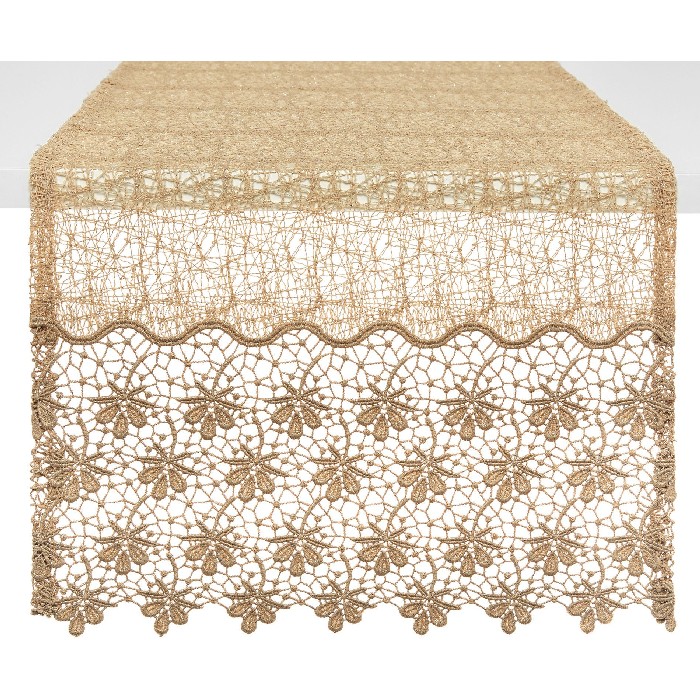 home-textiles/table-cloths-runners/coincasa-table-runner-with-lurex-yarn-and-floral-weave