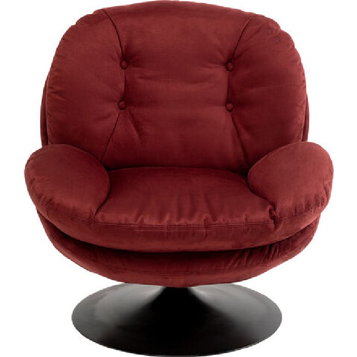 sofas/designer-armchairs/kare-cosy-swivel-armchair-wine-red