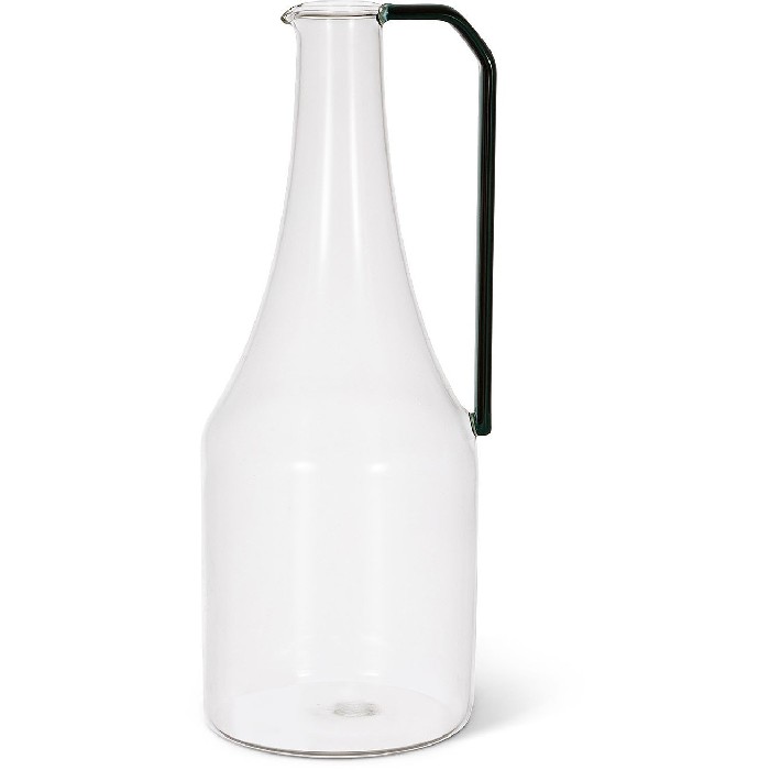 tableware/carafes-jugs-bottles/coincasa-borosilicate-glass-jug-with-teal-handle