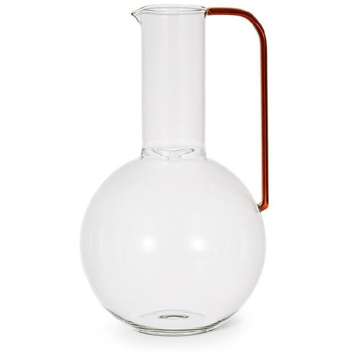 tableware/carafes-jugs-bottles/coincasa-borosilicate-glass-carafe-with-amber-handle