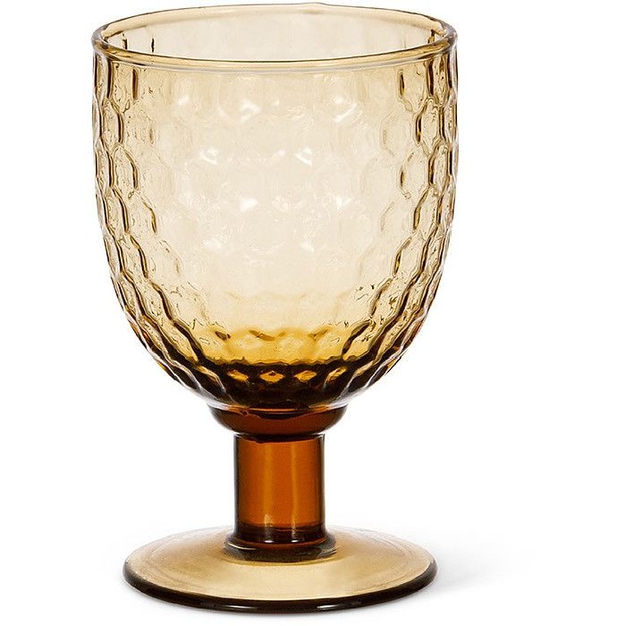 tableware/glassware/promo-coincasa-glass-goblet-with-beehive-texture