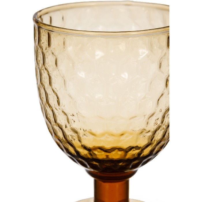 tableware/glassware/promo-coincasa-glass-goblet-with-beehive-texture