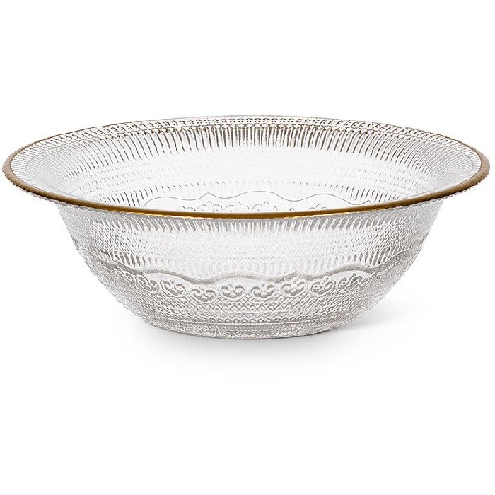 tableware/plates-bowls/coincasa-glass-bowl-with-gold-edge