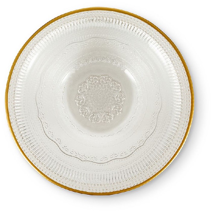 tableware/plates-bowls/coincasa-glass-bowl-with-gold-edge