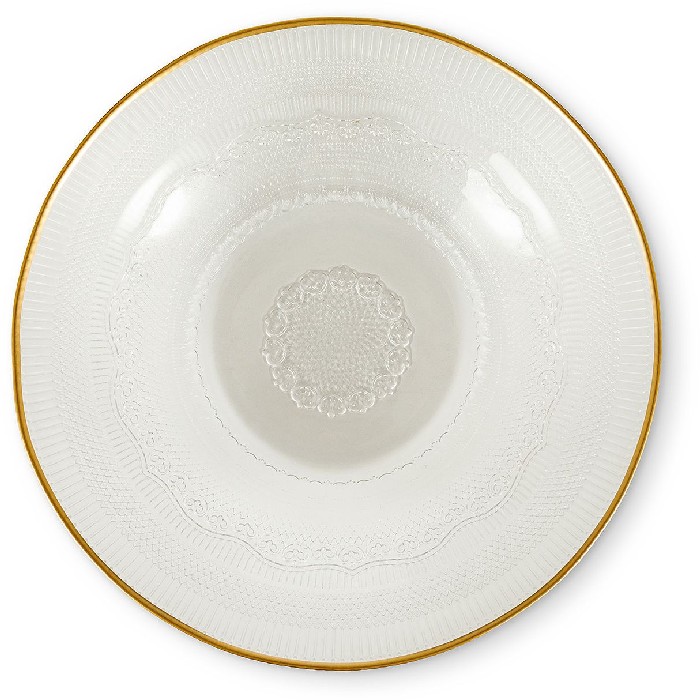 tableware/plates-bowls/coincasa-gold-edge-glass-salad-bowl