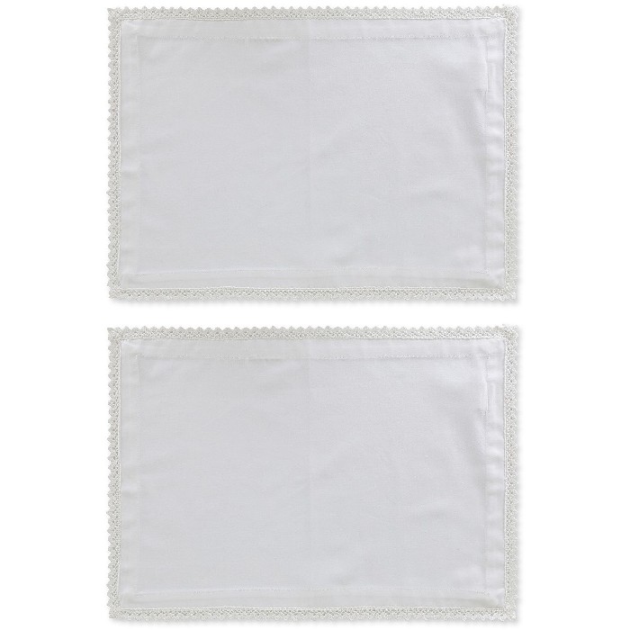 tableware/placemats-coasters-trivets/coincasa-set-of-2-cotton-twill-placemats-with-embroidery