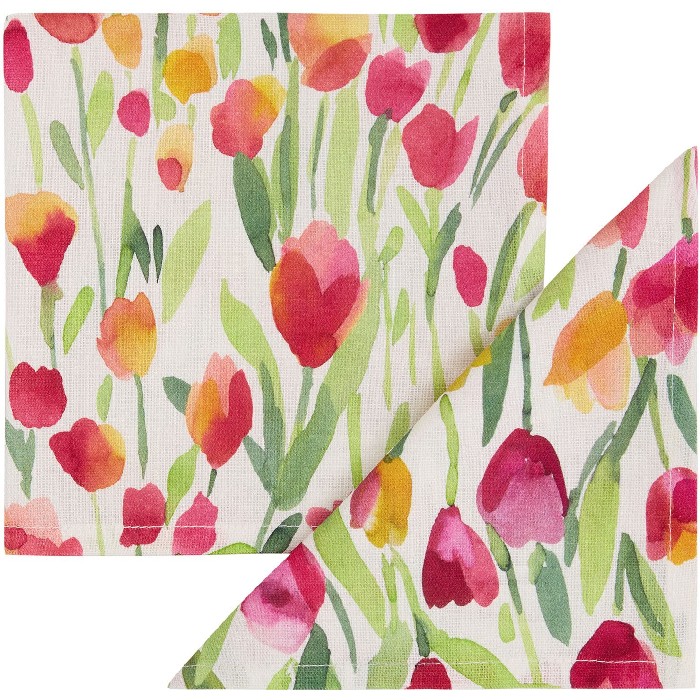 tableware/miscellaneous-tableware/coincasa-set-of-2-panama-napkins-in-cotton-with-tulip-print