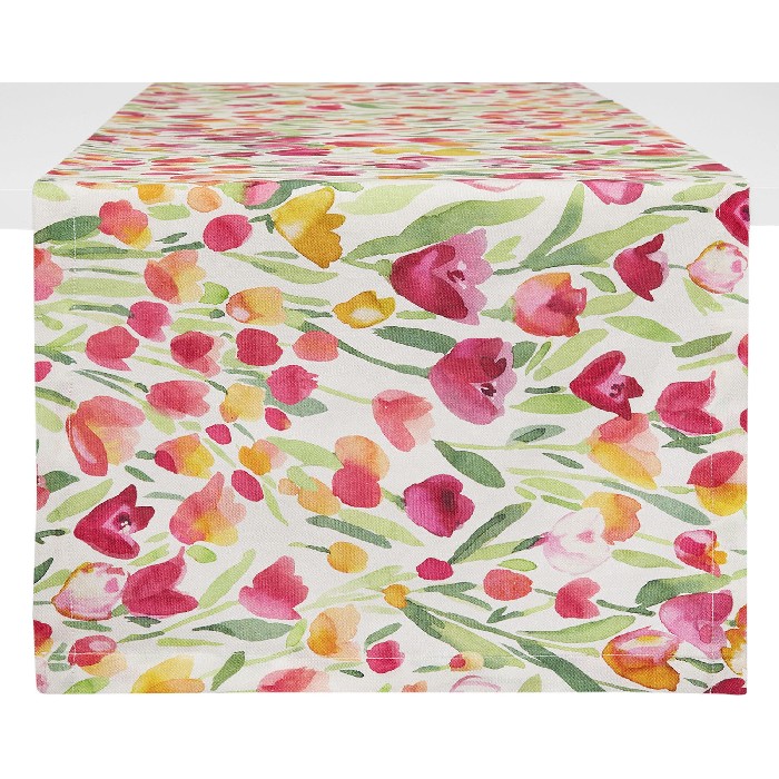 home-textiles/table-cloths-runners/coincasa-cotton-table-runner-with-tulip-print