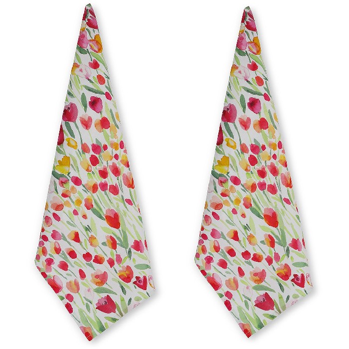 home-textiles/kitchen-textiles/coincasa-set-of-2-panama-tea-towels-in-cotton-with-tulip-print